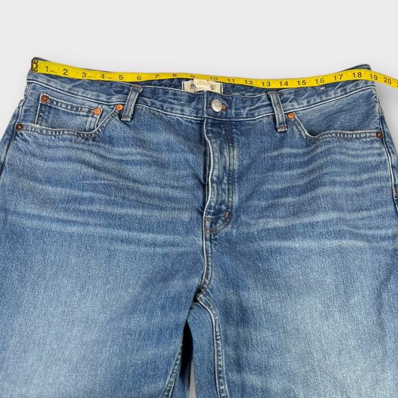 Madewell The Darted Barrel-Leg Jean in Irmo Wash Size 32 - Picture 9 of 10